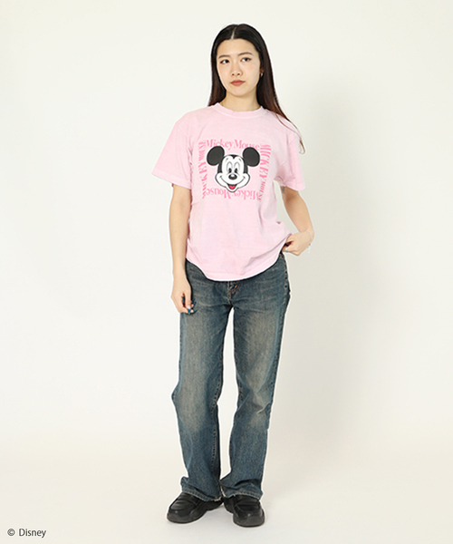 JOINT WORKS（ジョイントワークス）の「GOOD ROCK SPEED/グッドロックスピード/Disney / Tシャツ（Tシャツ/カットソー・レディース・ピンク・SMALL）」の2枚目の写真