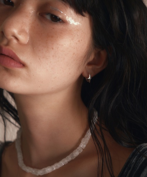 whoseA(フーシー)の「【silver925】4pointed starPierce/四芒星フープピアス(ピアス(両耳用)・レディース・シルバー・FREE)」の17枚目の写真