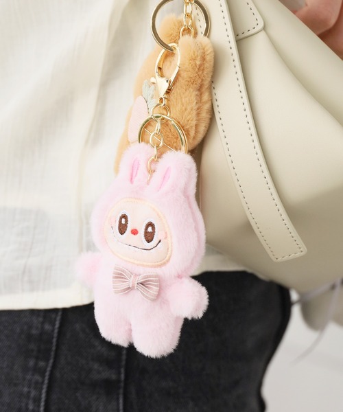 【激レア・美品・即日発送】 txt  MV モンスター　ぬいぐるみ　キーホルダー セール】ウサギモンスターぬいぐるみキーホルダー 4個セット