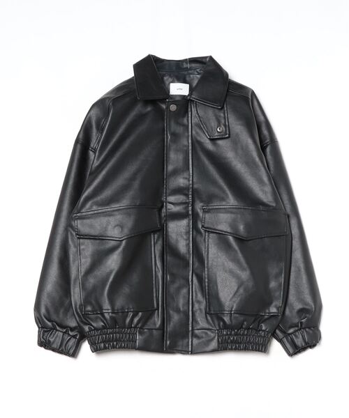 SILVER BULLET(シルバーバレット)の「『SILVER BULLET SELECT AP/シルバーバレットセレクト』PUベジタブル加工A-2ブルゾン【gb】(ブルゾン・メンズ・ブラック/ブラウン・L/M/S)」の10枚目の写真