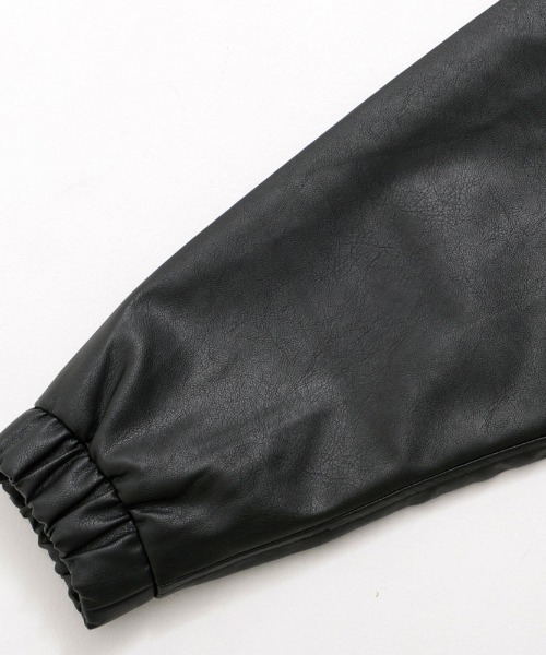 SILVER BULLET(シルバーバレット)の「『SILVER BULLET SELECT AP/シルバーバレットセレクト』PUベジタブル加工A-2ブルゾン【gb】(ブルゾン・メンズ・ブラック/ブラウン・L/M/S)」の6枚目の写真