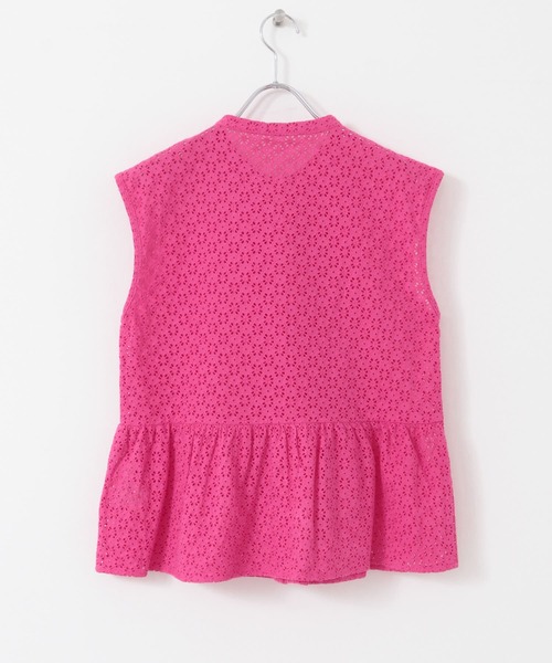 URBAN RESEARCH ROSSO WOMEN(アーバンリサーチ ロッソ)の「Mewl アイレットレースブラウス(シャツ/ブラウス・レディース・ブラック/ピンク・FREE)」の10枚目の写真