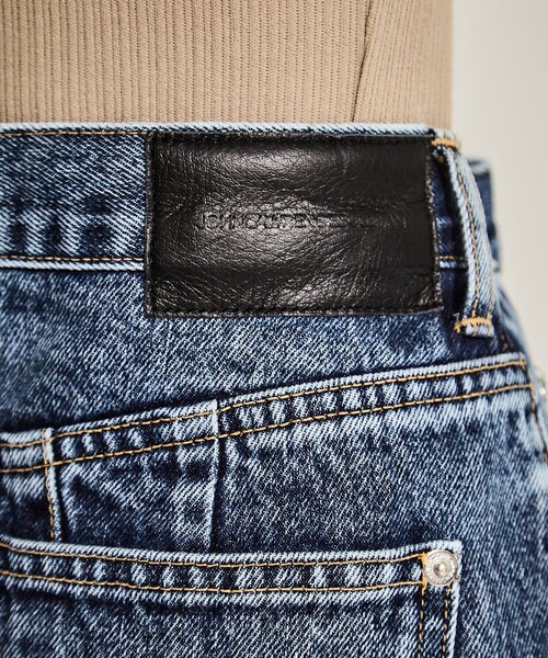 JOHN LAWRENCE SULLIVAN（ジョンローレンスサリバン）の「【JOHN LAWRENCE SULLIVAN/ジョンローレンスサリバン】WASHED DENIM HOLLOWED OUT SKIRT（デニムスカート・レディース・ブラック/ダークインディゴブルー・M/S/XS）」の15枚目の写真