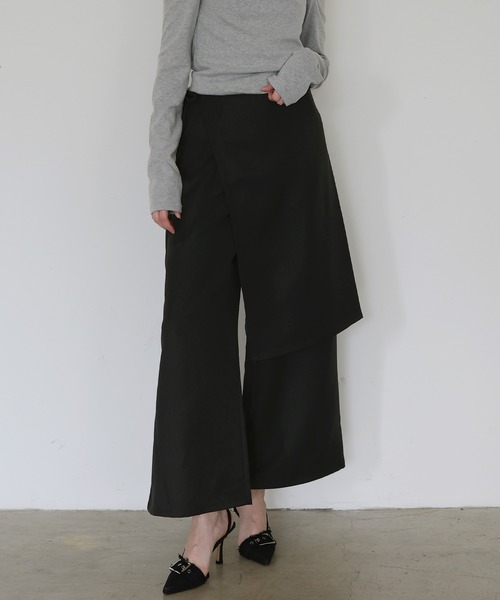 スカートパンツ 楽天市場】【ブランド直営】 2WAY 変形 パンツ スカート レディース