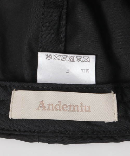 Andemiu（アンデミュウ）の「撥水キャップ418517（キャップ・レディース・ダークベージュ/ブラック・FREE）」の11枚目の写真