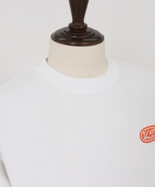UN-FILLED(アンフィルド)の「mt9704- GERBERA MECHANIC HEAVY WEIGHT T-SHIRT Tシャツ(Tシャツ/カットソー・メンズ・ホワイト/サンドベージュ・XL/M/L)」の17枚目の写真