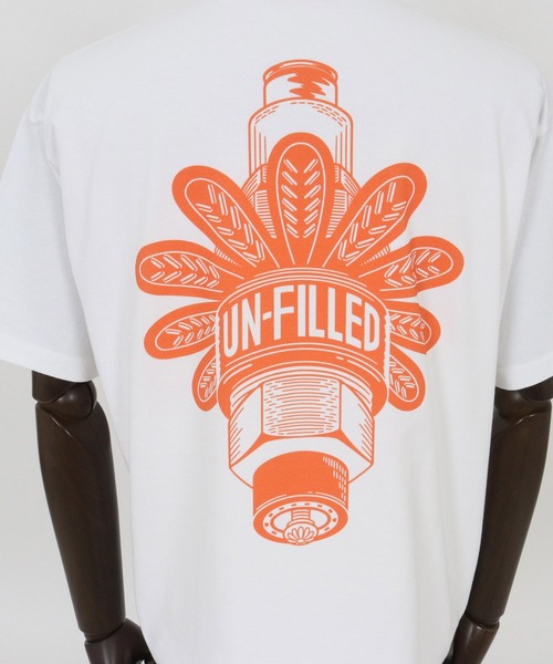 UN-FILLED(アンフィルド)の「mt9704- GERBERA MECHANIC HEAVY WEIGHT T-SHIRT Tシャツ(Tシャツ/カットソー・メンズ・ホワイト/サンドベージュ・XL/M/L)」の22枚目の写真