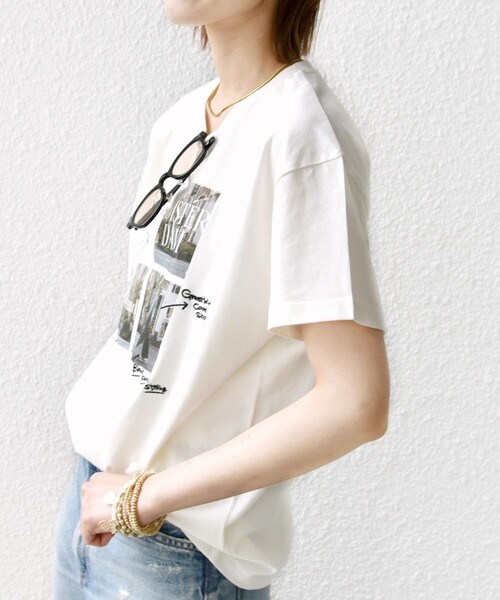 セール】【WEB限定】フォト 刺繍 TEE（Tシャツ/カットソー