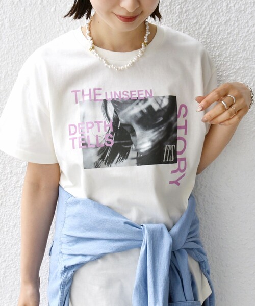 セール】【WEB限定】フォト 刺繍 TEE（Tシャツ/カットソー