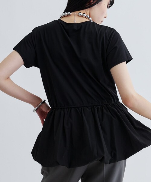 GALLEST（ギャレスト）の「スピンドルペプラムカットソー（Tシャツ/カットソー・レディース・ライトブルー/ブラック/ホワイト・38）」の8枚目の写真