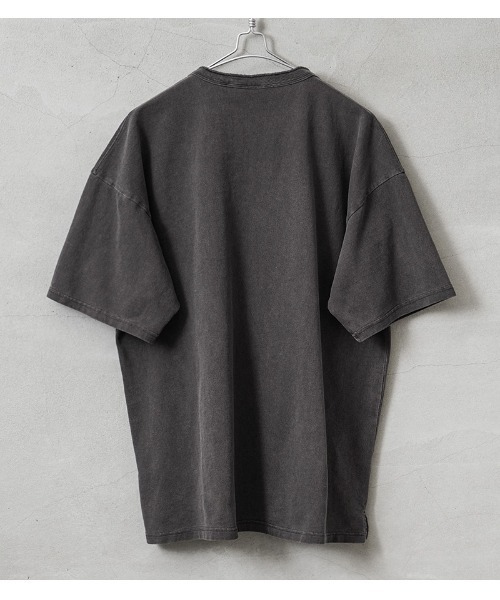 WAIPER.inc(ワイパーインク)の「Goodwear グッドウェア 2W7-15205 USAコットン S/S ガーメントダイ ヘンリーネック Tシャツ BIG(Tシャツ/カットソー・メンズ・チャコールグレー/ブルー系その他/ブルー系その他2・S/L/M/XL)」の5枚目の写真