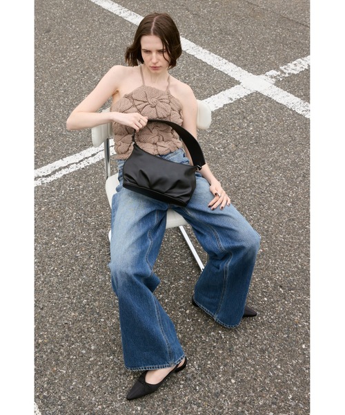 un/neu（アンノイ）の「ワイドハンドルタックミニバッグ（ハンドバッグ・レディース・ブルー/カーキ/ブラック・FREE）」の20枚目の写真