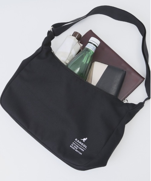 KANGOL(カンゴール)の「KANGOL KGC-1 ショルダーバッグ(ショルダーバッグ・レディース・ブラック/ホワイト/ベージュ・FREE)」の11枚目の写真
