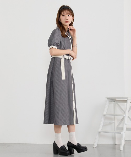 nicole ワンピース NICOLE white ワンピース ロングジレワンピース : ZOZOTOWN