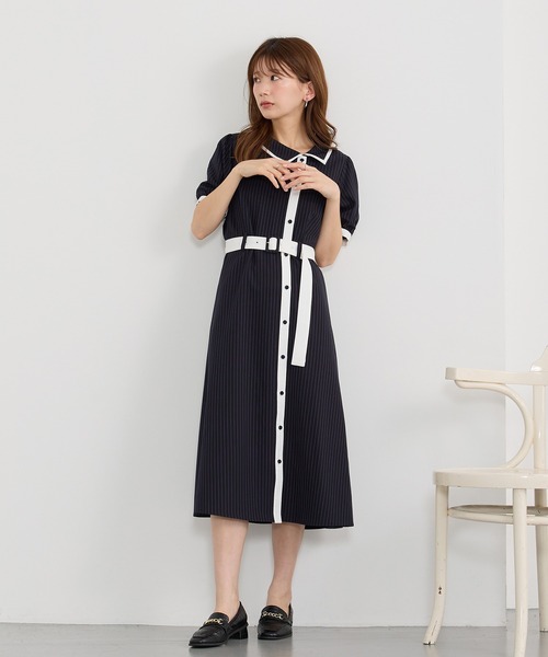 美品⭐️【 NICOLE CLUB 】90年代バブリースーツ セール】アシメカラーワンピース（ワンピース）｜NICOLE CLUB
