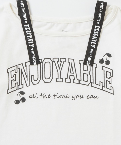 ever closet(エバークローゼット)の「ロゴ半袖Tシャツ(Tシャツ/カットソー・キッズ・グリーン系その他2/グリーン系その他3/サーモンピンク/ブラック/パープル系その他3/オフホワイト・90cm/100cm/110cm/120cm/130cm/140cm)」の14枚目の写真