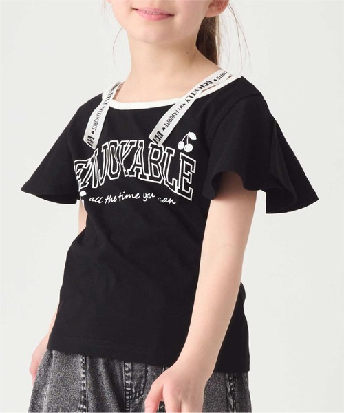 ever closet(エバークローゼット)の「ロゴ半袖Tシャツ(Tシャツ/カットソー・キッズ・グリーン系その他2/グリーン系その他3/サーモンピンク/ブラック/パープル系その他3/オフホワイト・90cm/100cm/110cm/120cm/130cm/140cm)」の13枚目の写真
