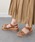 INTER-CHAUSSURES�i�C���^�[�V���V���[���j�́u�yOh my Sandals�z�x���N�����[�q�[���T���_��(E52500)�i�T���_���j�v�b�}���`