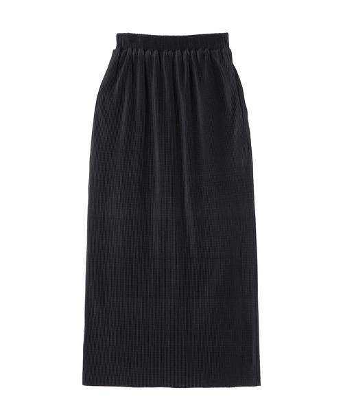 PUNYUS（プニュズ）の「セルフカットプリーツロングスカート（スカート・レディース・ブラック/グリーン/パープル/オレンジ・1/2/3/4）」の16枚目の写真