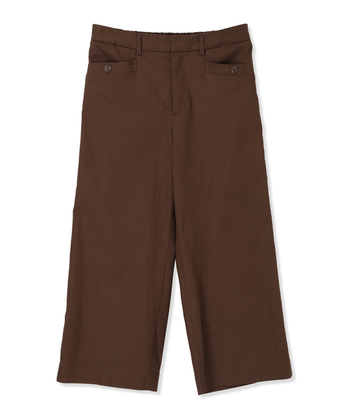 Petit Honfleur(プチオンフルール)の「ストレッチクロップドパンツ(スラックス・レディース・ブラウン/ブラック・M/L)」の13枚目の写真