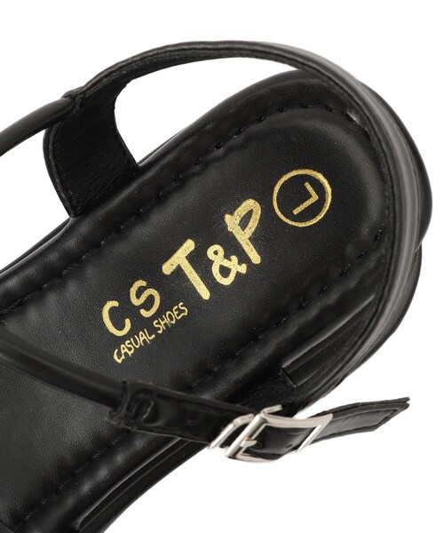 cs T&P（シーエスティーアンドピー）の「クロスサンダル（サンダル・レディース・シルバー/ブラック/ホワイト・S/M/L/LL）」の17枚目の写真