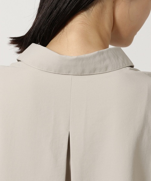 LAKOLE(ラコレ)の「【セットアップ対応・多機能付き】サップ抜け襟シャツ / 570736(シャツ/ブラウス・レディース・テラコッタ/ネイビー/ライトベージュ/チャコールグレー・FREE)」の12枚目の写真