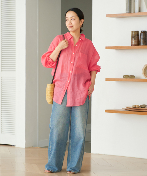 専用plage プラージュ　PURE RAMIE SHEER シャツ　新品未使用 セール】PURE RAMIE SHEER シャツ（シャツ/ブラウス）｜Plage