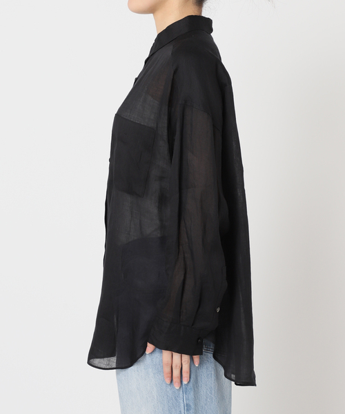 専用plage プラージュ　PURE RAMIE SHEER シャツ　新品未使用 セール】PURE RAMIE SHEER シャツ（シャツ/ブラウス）｜Plage