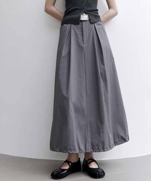 ヘムバルーンリンクルスカート /TAGEECHITA JAPAN HEM BALLOON WRINKLE SKIRT / ヘムバルーンリンクルスカート