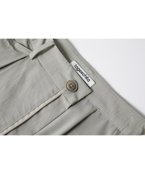 tageechita（タジチタ）の「【tageechita】ミドルライズ Aライン バルーンスカート（ タック×カーゴ風）（スカート・レディース・アッシュグレー/チャコールアッシュ・S/M/L）」の13枚目の写真