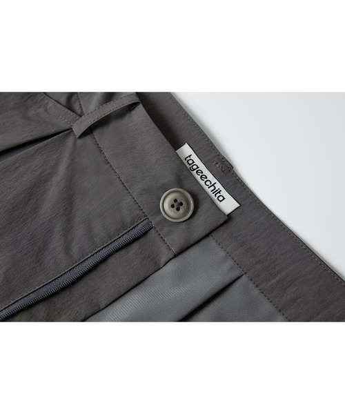 tageechita（タジチタ）の「【tageechita】ミドルライズ Aライン バルーンスカート（ タック×カーゴ風）（スカート・レディース・アッシュグレー/チャコールアッシュ・S/M/L）」の17枚目の写真