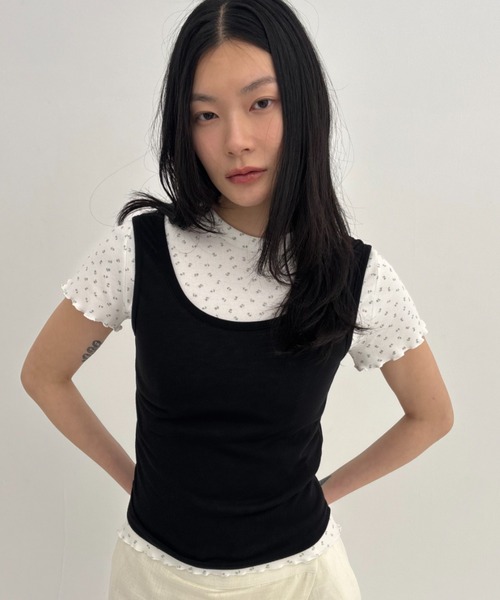 FUULLY STUDIO(フーリィーステューディオ)の「マルチウェイバックオープンタンク(タンクトップ・レディース・ライトブルー/ブラック/ライトグリーン/ホワイト・FREE)」の3枚目の写真