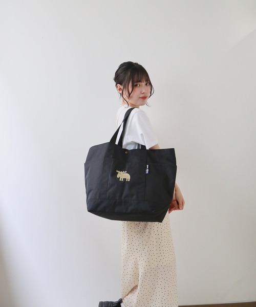 moz(モズ)の「moz karuiiトート LL(トートバッグ・レディース・グレー/カーキ/ベージュ/ブラック・FREE)」の5枚目の写真