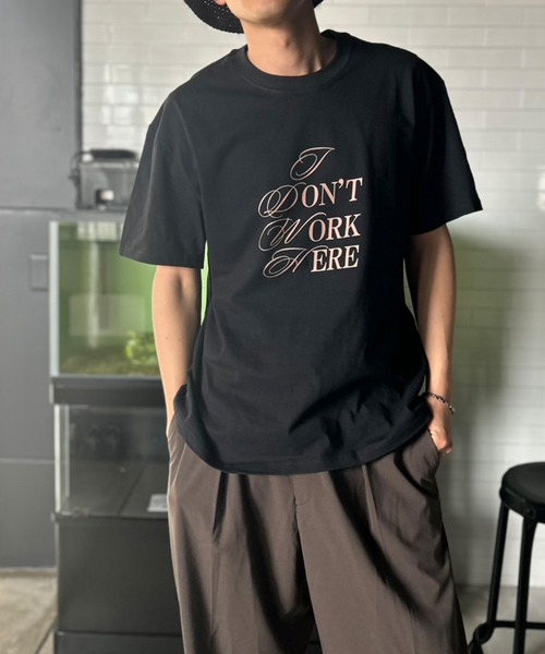 Kotoe(コトエ)の「【UNISEX】 ミックスロゴプリントオーバーサイズ 半端袖Tシャツ(Tシャツ/カットソー・レディース・ブラック/ダークグリーン/ダークグレー/ホワイト/ホワイト系その他・FREE)」の19枚目の写真