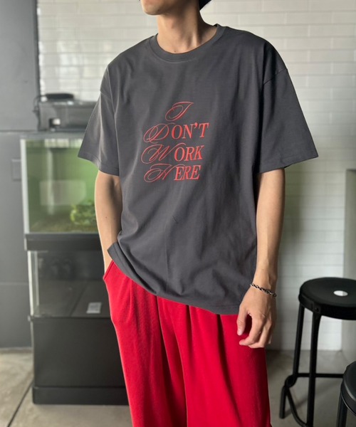 Kotoe(コトエ)の「【UNISEX】 ミックスロゴプリントオーバーサイズ 半端袖Tシャツ(Tシャツ/カットソー・レディース・ブラック/ダークグリーン/ダークグレー/ホワイト/ホワイト系その他・FREE)」の22枚目の写真