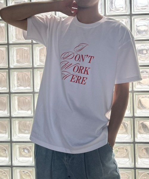 Kotoe(コトエ)の「【UNISEX】 ミックスロゴプリントオーバーサイズ 半端袖Tシャツ(Tシャツ/カットソー・レディース・ブラック/ダークグリーン/ダークグレー/ホワイト/ホワイト系その他・FREE)」の10枚目の写真