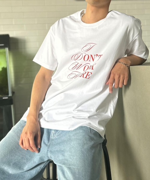 Kotoe(コトエ)の「【UNISEX】 ミックスロゴプリントオーバーサイズ 半端袖Tシャツ(Tシャツ/カットソー・レディース・ブラック/ダークグリーン/ダークグレー/ホワイト/ホワイト系その他・FREE)」の11枚目の写真