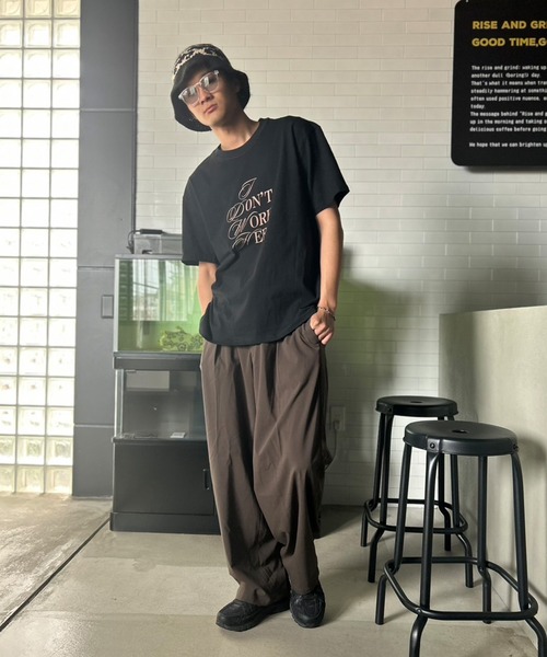 Kotoe(コトエ)の「【UNISEX】 ミックスロゴプリントオーバーサイズ 半端袖Tシャツ(Tシャツ/カットソー・レディース・ブラック/ダークグリーン/ダークグレー/ホワイト/ホワイト系その他・FREE)」の18枚目の写真