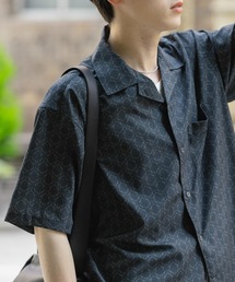 SENSE OF PLACE by URBAN RESEARCH | ダマスクオープンカラーショートスリーブシャツ(シャツ/ブラウス)