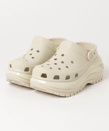 crocs ベージュ クロッグサンダルクロックス26cm クロックス crocs レディース 厚底サンダル CLASSIC PLATFORM