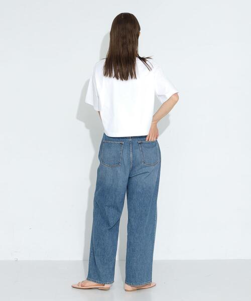 URBAN RESEARCH Sonny Label(アーバンリサーチサニーレーベル)の「SHELTECH クロップドTシャツ(Tシャツ/カットソー・レディース・オフホワイト/チャコールグレー/ブラック・FREE)」の14枚目の写真