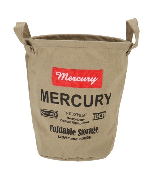 MERCURY（マーキュリー）の「マーキュリー キャンバスバケツ S（収納グッズ・レディース・ブラック/サンドベージュ/グレー・FREE）」の3枚目の写真