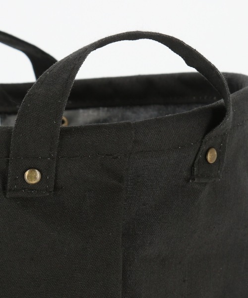 MERCURY（マーキュリー）の「マーキュリー キャンバスバケツ S（収納グッズ・レディース・ブラック/サンドベージュ/グレー・FREE）」の8枚目の写真