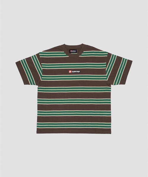 Tシャツ・カットソー ASCLO Multi Border T Shirt (2color) セール】LOTTO MULTI BORDER T-SHIRTS（Tシャツ/カットソー