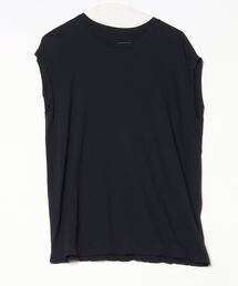 MUSE Deuxieme Classe 半袖リブ カットソー プ ブラック MUSE Deuxieme Classe 半袖リブ カットソー プ ブラック