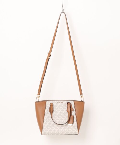 MICHAEL KORS(マイケルコース)の「TARYN レザー コンバーチブル クロスボディ スモール - MKシグネチャー(ショルダーバッグ・レディース・ホワイト系その他・FREE)」の5枚目の写真