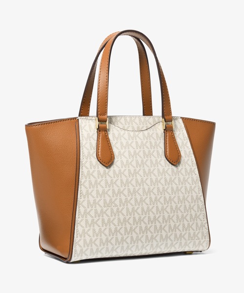 MICHAEL KORS(マイケルコース)の「TARYN レザー コンバーチブル クロスボディ スモール - MKシグネチャー(ショルダーバッグ・レディース・ホワイト系その他・FREE)」の4枚目の写真