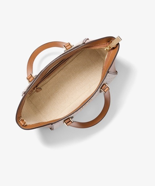 MICHAEL KORS(マイケルコース)の「TARYN レザー コンバーチブル クロスボディ スモール - MKシグネチャー(ショルダーバッグ・レディース・ホワイト系その他・FREE)」の3枚目の写真