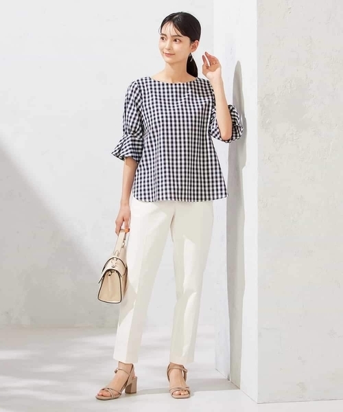 a.v.v(アーヴェヴェ)の「スティックパンツ(その他パンツ・レディース・ブラック/ホワイト・40/38/36)」の7枚目の写真