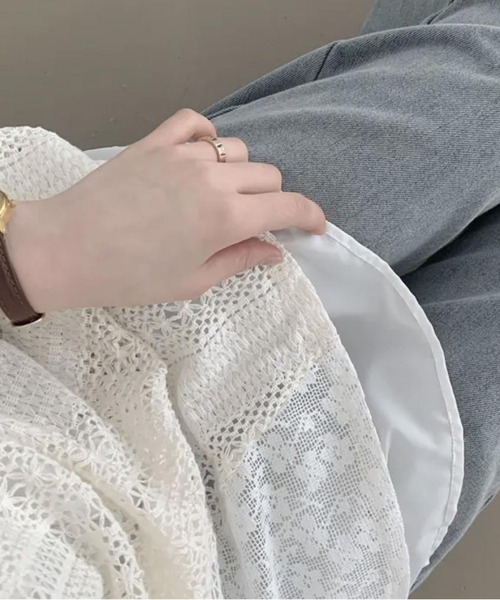 MAISON DE THERESE(メゾン ド テレーズ)の「レースのキャミソール(キャミソール・レディース・アイボリー・S/M)」の21枚目の写真